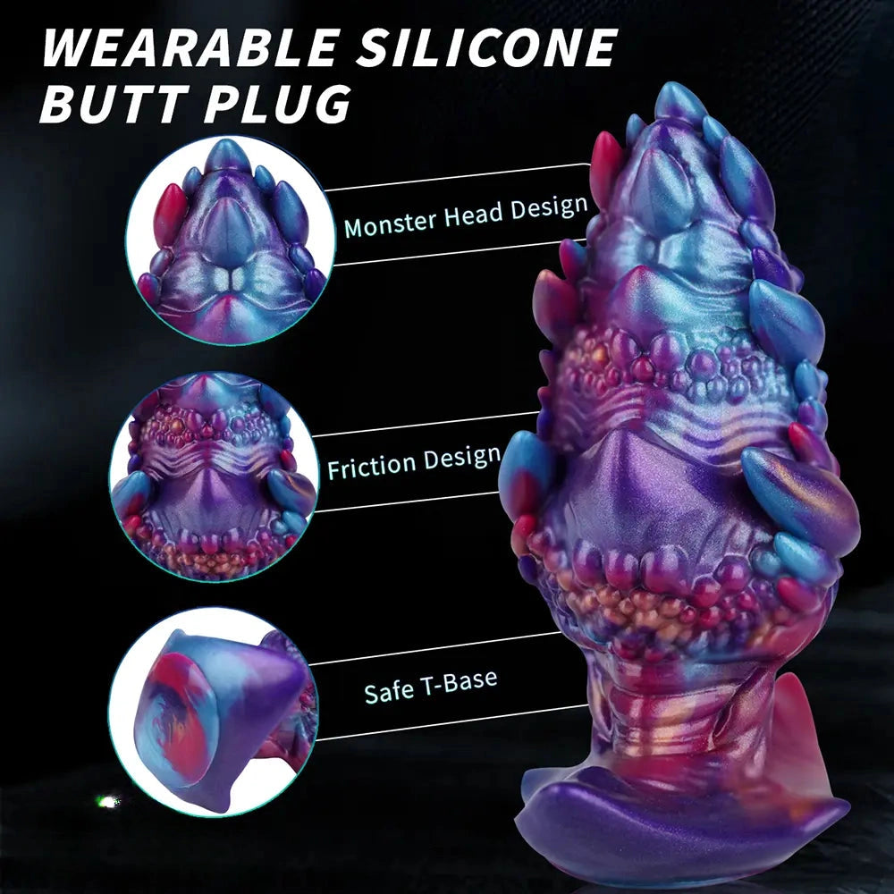 5.51in Fantasy Creature Odd Wearable Dildo For Prostate Stimulation Massage