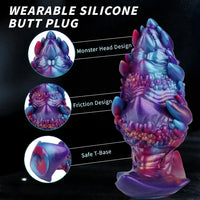 5.51in Fantasy Creature Odd Wearable Dildo For Prostate Stimulation Massage