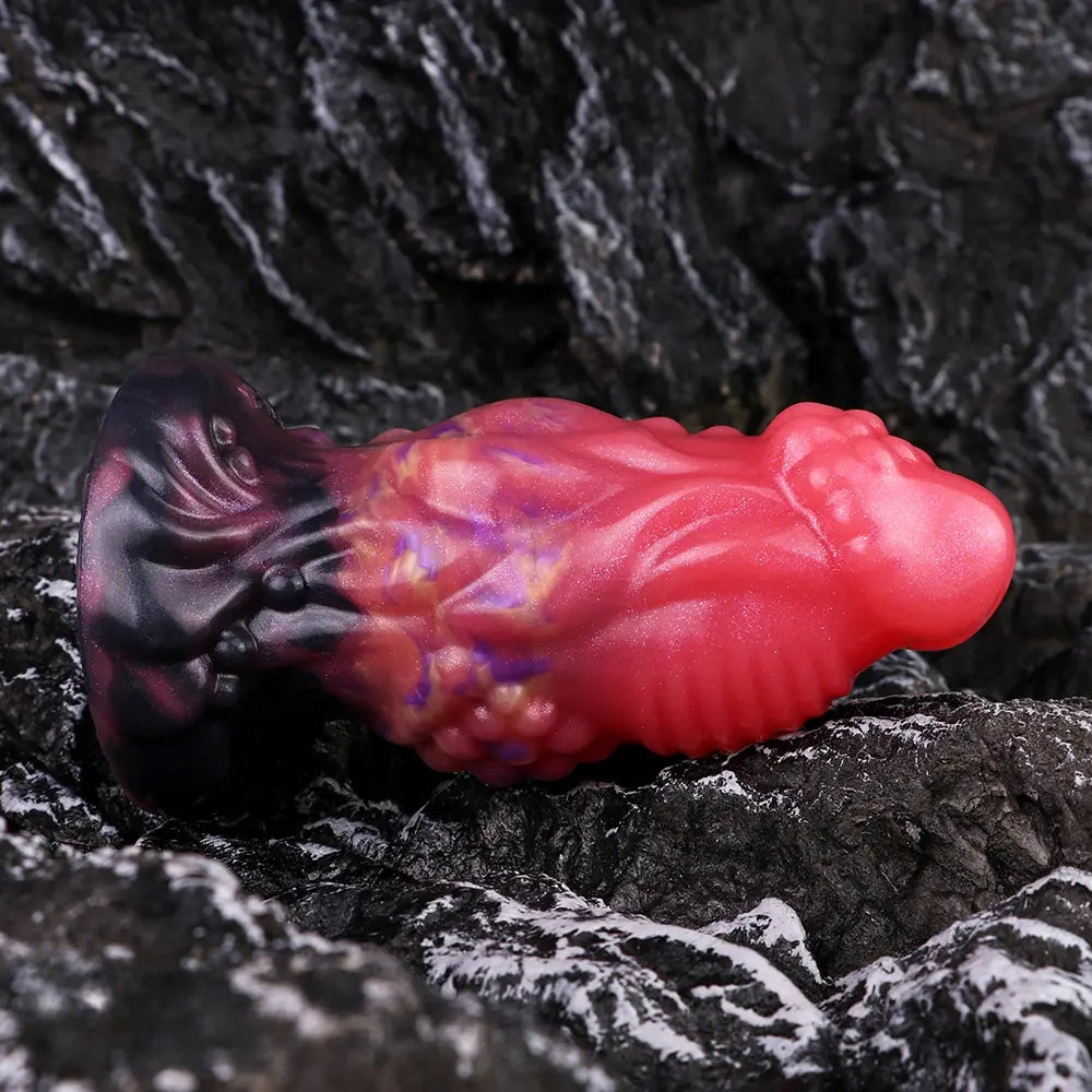 5.51in Fantasy Monster Thick Odd Dildo Silicone Soft Sex Toy For Vagina