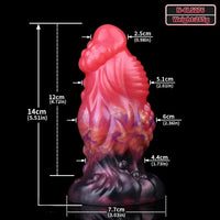 5.51in Fantasy Monster Thick Odd Dildo Silicone Soft Sex Toy For Vagina