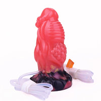 5.51in Fantasy Odd Silicone Soft Inflatable Spraying Water Dildo For Clit
