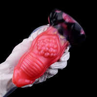 5.51in Fantasy Odd Silicone Soft Inflatable Spraying Water Dildo For Clit