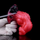 5.51in Fantasy Odd Silicone Soft Inflatable Spraying Water Dildo For Clit