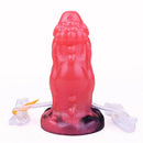 5.51in Fantasy Odd Silicone Soft Inflatable Spraying Water Dildo For Clit