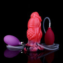 5.51in Fantasy Odd Silicone Soft Inflatable Spraying Water Dildo For Clit