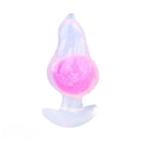 5.51in Luminous Silicone Anal Beads Dildo Anal Sex Toy For Women