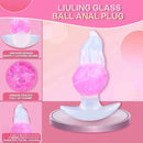 5.51in Luminous Silicone Anal Beads Dildo Anal Sex Toy For Women