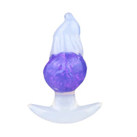 5.51in Luminous Silicone Anal Beads Dildo Anal Sex Toy For Women