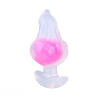 5.51in Luminous Silicone Anal Beads Dildo Anal Sex Toy For Women