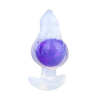 5.51in Luminous Silicone Anal Beads Dildo Anal Sex Toy For Women