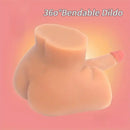5.51in Premium Real Silicone Soft Dildo With Sex Doll Torso Testicles