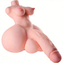 5.51in Realistic Dildo Shemale Sex Torso with Breasts Anal Sex Men Women