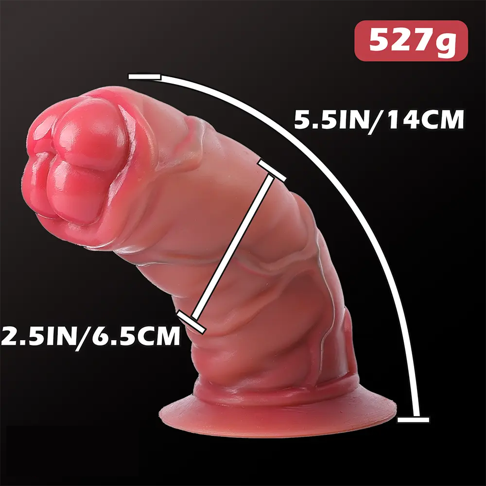 5.51in Realistic Liquid Silicone Female Dildo Thick Self-Entertainment Toy