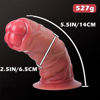 5.51in Realistic Liquid Silicone Female Dildo Thick Self-Entertainment Toy