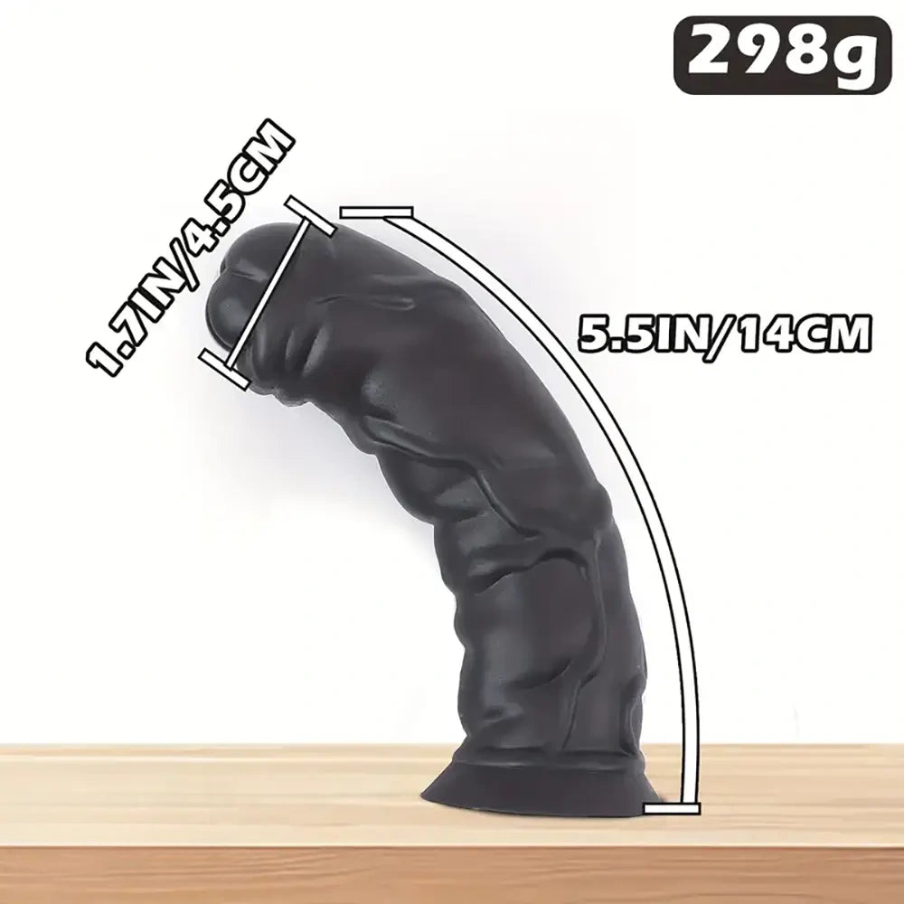 5.51in Realistic Liquid Silicone Female Dildo Thick Self-Entertainment Toy