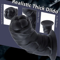 5.51in Realistic Liquid Silicone Female Dildo Thick Self-Entertainment Toy
