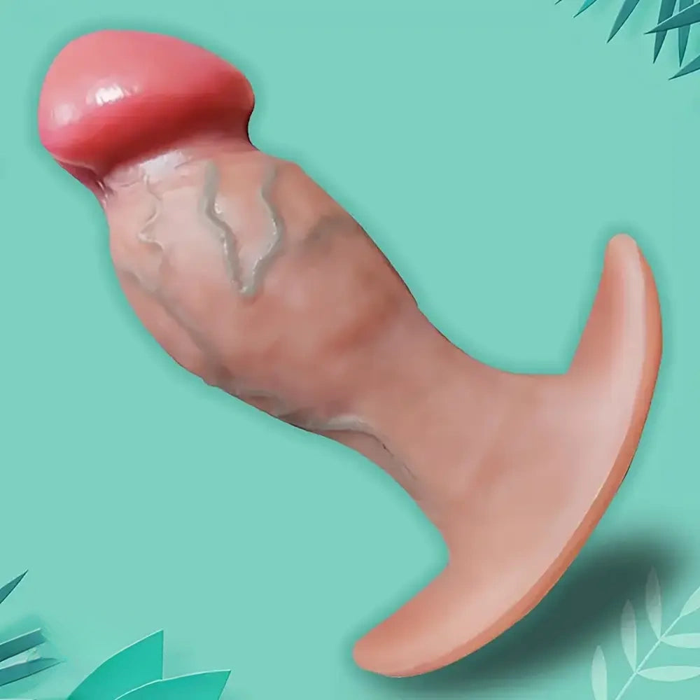 5.51in Realistic Silicone Small Dildo Solid Color With Vivid Head Detail