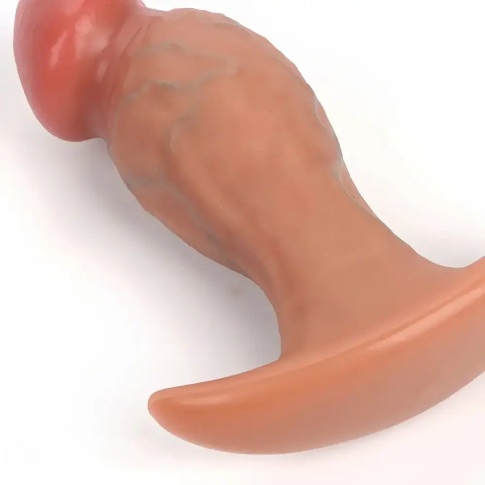 5.51in Realistic Silicone Small Dildo Solid Color With Vivid Head Detail