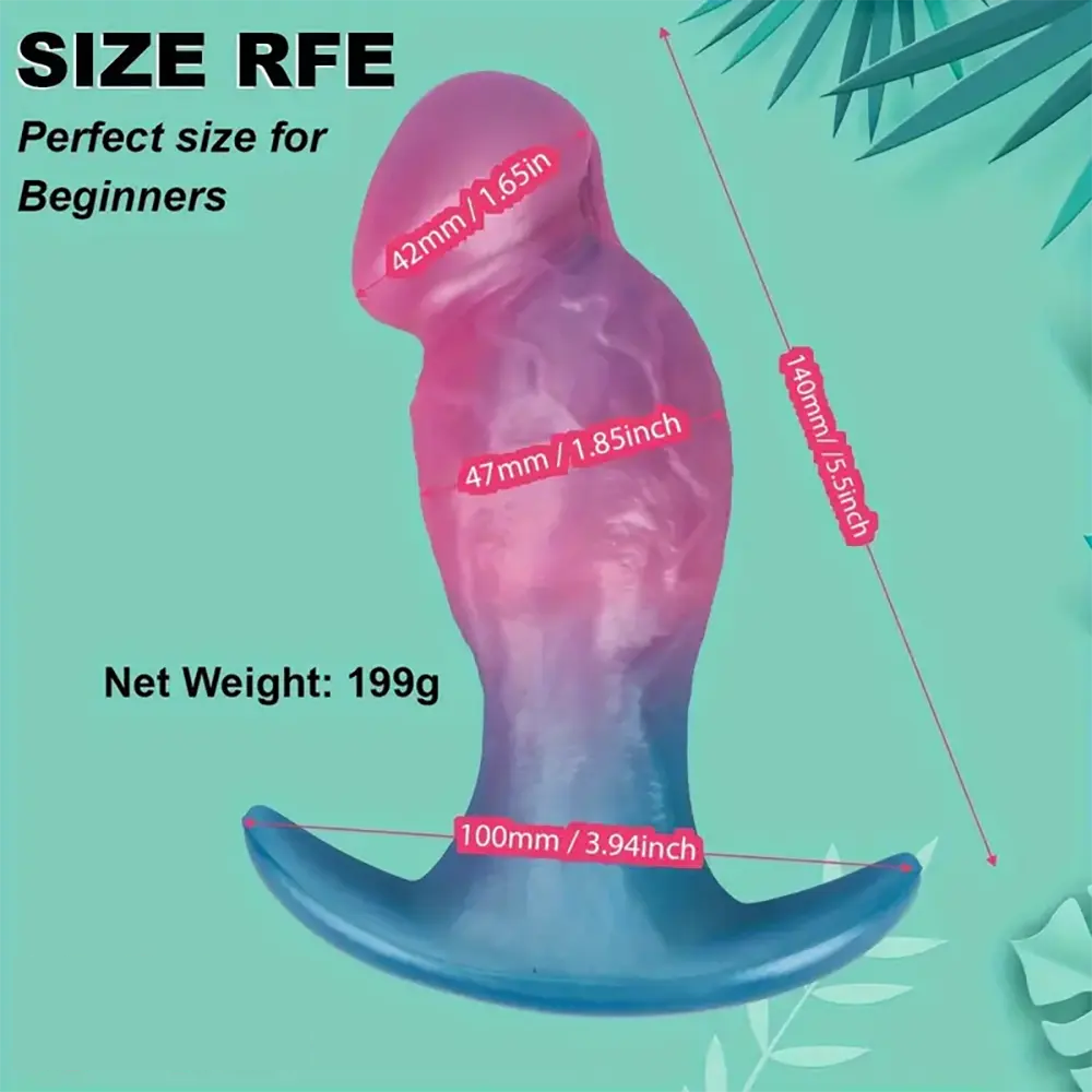 5.51in Realistic Silicone Small Dildo Solid Color With Vivid Head Detail
