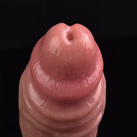 5.51in Realistic Skin Feel Silicone Flexible Hollow Dildo Cock Sleeve