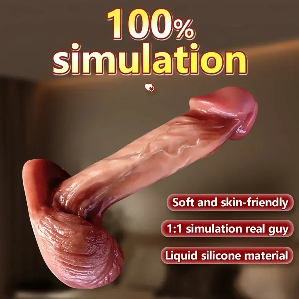 5.51in Silicone Realistic Soft Small Dildo For Female Pleasure Sex