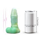 5.51in Silicone Uncut Luminous Monster Soft Dildo For Women Men Sex