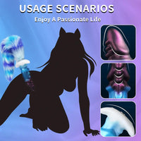 5.51in Soft Silicone Anal Tail Monster Dildo Lgbt Friendly Fantasy Lovers