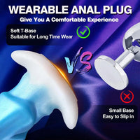 5.51in Soft Silicone Anal Tail Monster Dildo Lgbt Friendly Fantasy Lovers