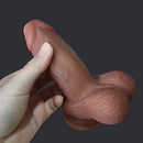 5.51in Soft Silicone Small Curved Lifelike Dildo For Female Vaginal Sex