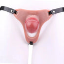 5.51in Strap on Hollow Silicone Cock Cage Dildo For Chastity Cock Sleeve
