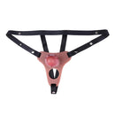 5.51in Strap on Hollow Silicone Cock Cage Dildo For Chastity Cock Sleeve