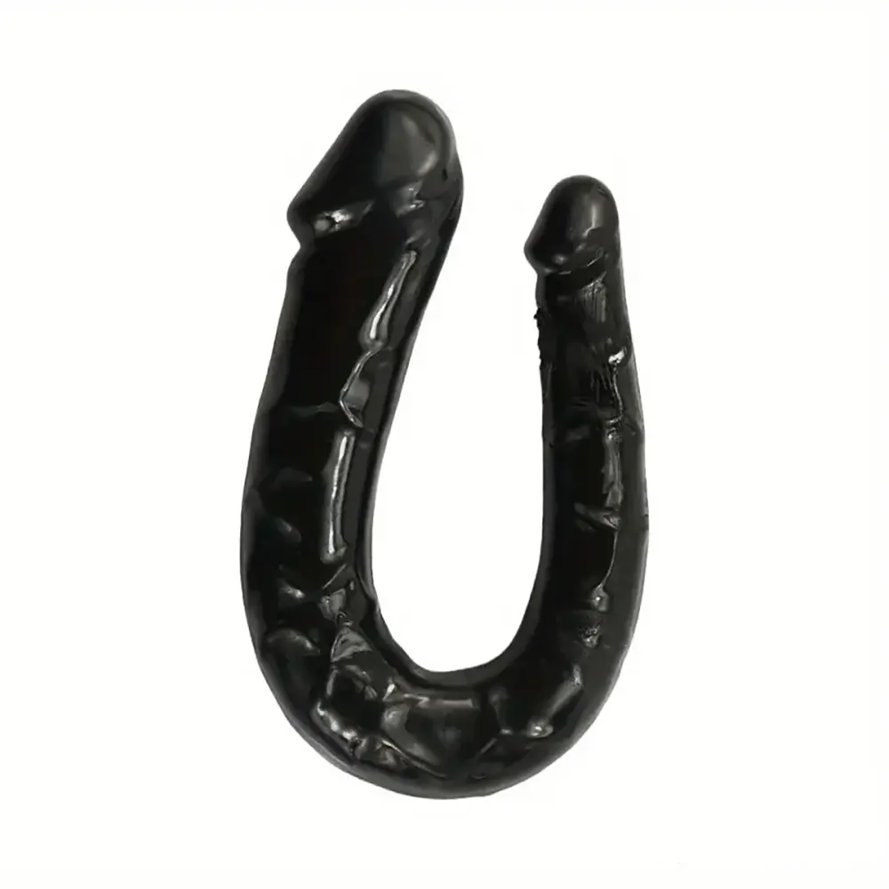 5.51in U-shaped Double Headed Penis Real Dildo For G-Spot Stimulation