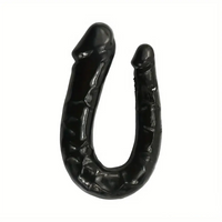 5.51in U-shaped Double Headed Penis Real Dildo For G-Spot Stimulation