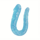 5.51in U-shaped Double Headed Penis Real Dildo For G-Spot Stimulation