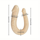 5.51in U-shaped Double Headed Penis Real Dildo For G-Spot Stimulation
