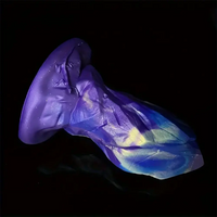 5.52in 7.48in 9.05in Stone Ball Anal Plug Silicone Prostate Massager