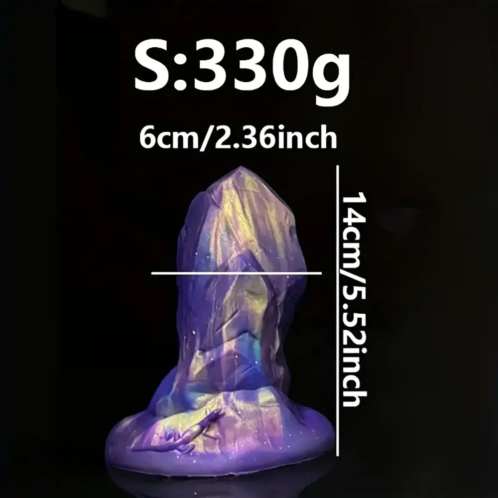 5.52in 7.48in 9.05in Stone Ball Anal Plug Silicone Prostate Massager