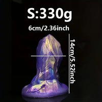 5.52in 7.48in 9.05in Stone Ball Anal Plug Silicone Prostate Massager