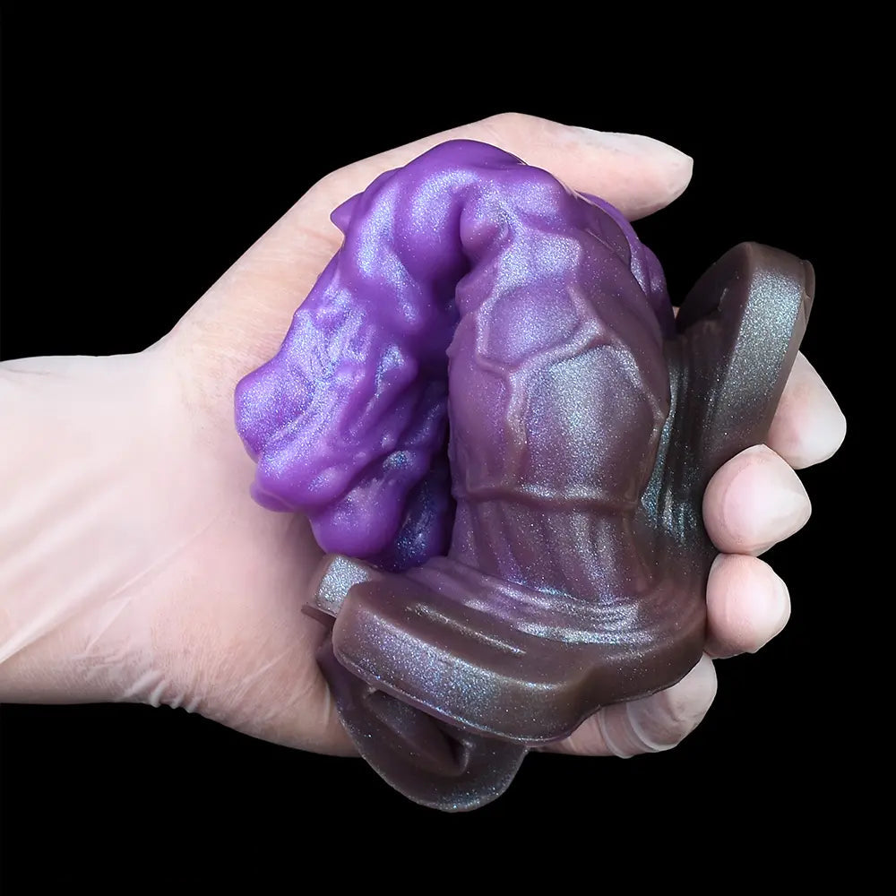 5.55in Dragon Silicone Floppy Real Beast Creature Fantasy Hollow Dildo Sleeve