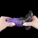 5.55in Dragon Silicone Floppy Real Beast Creature Fantasy Hollow Dildo Sleeve