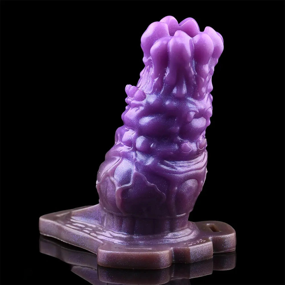 5.55in Dragon Silicone Floppy Real Beast Creature Fantasy Hollow Dildo Sleeve