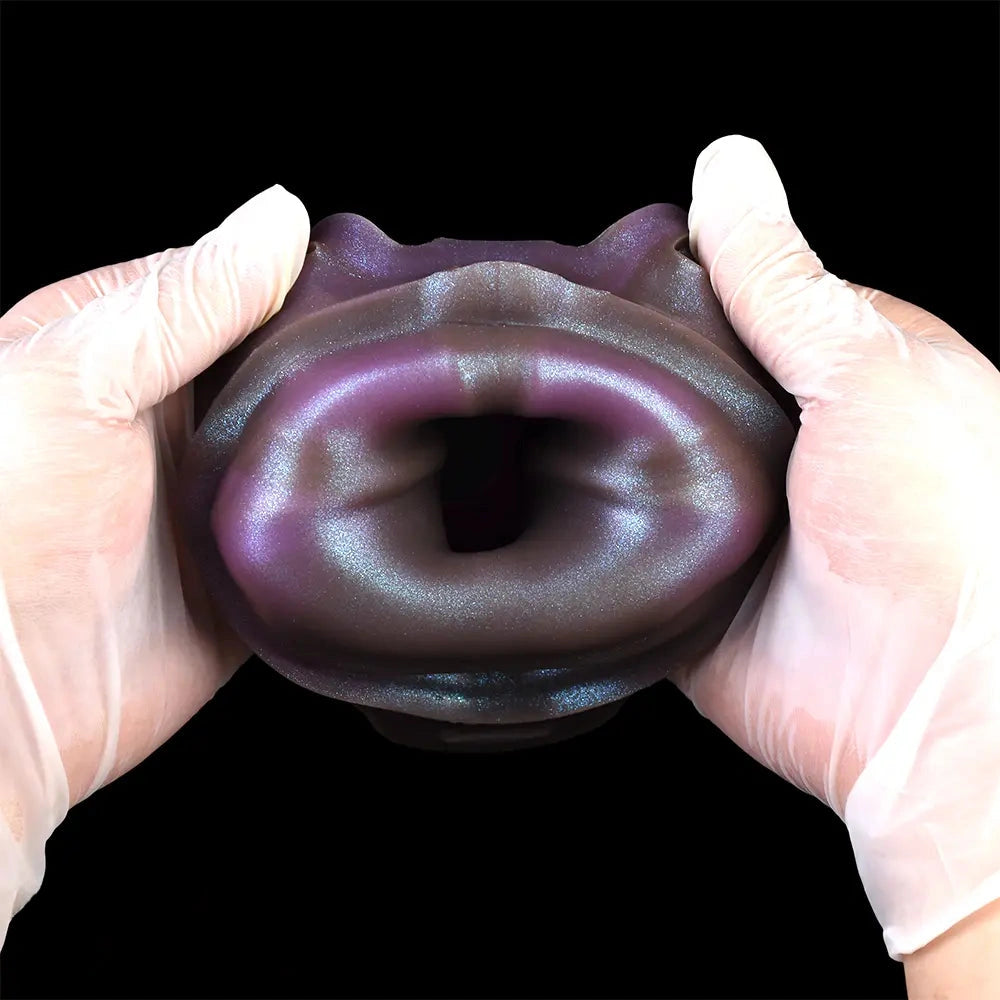 5.55in Dragon Silicone Floppy Real Beast Creature Fantasy Hollow Dildo Sleeve