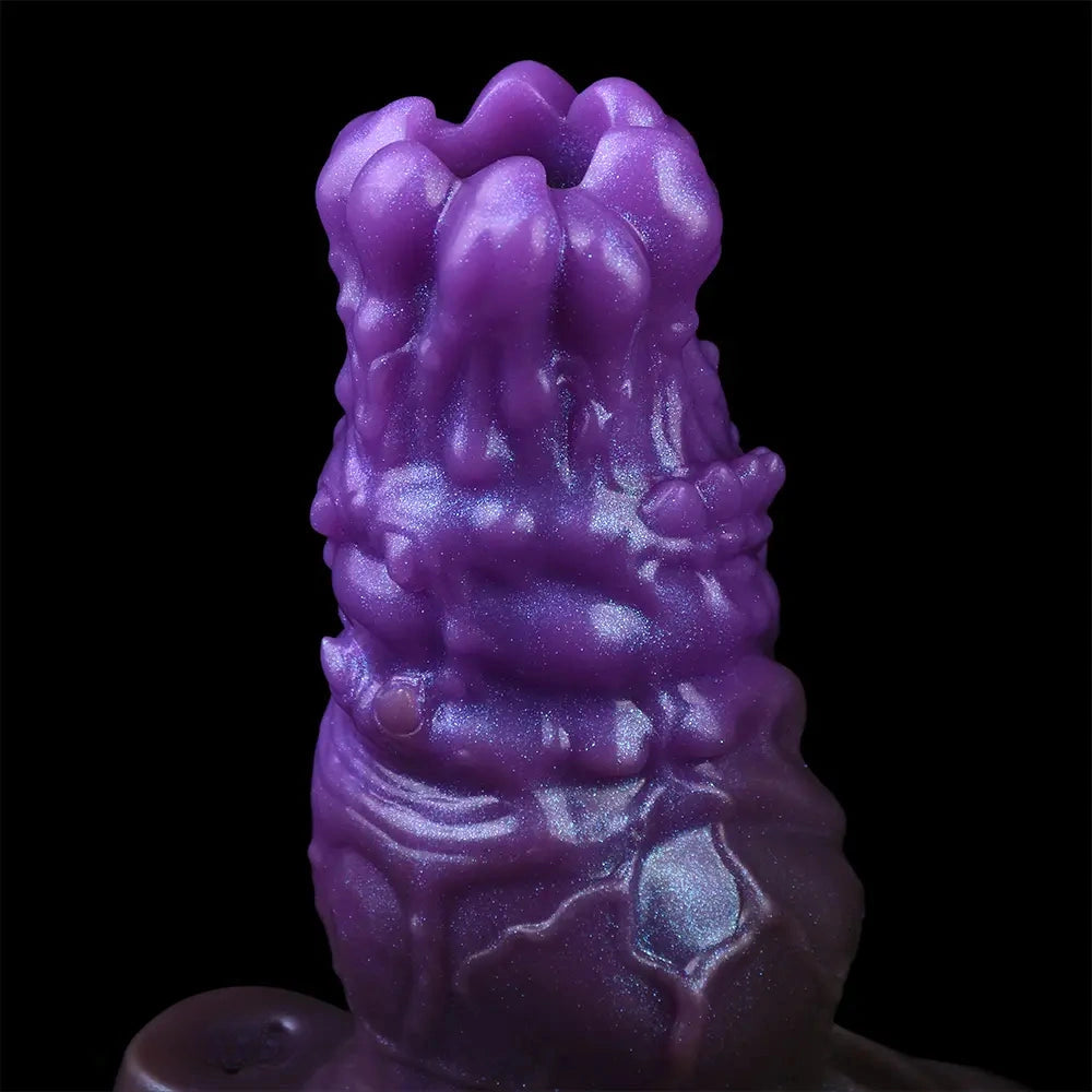 5.55in Dragon Silicone Floppy Real Beast Creature Fantasy Hollow Dildo Sleeve