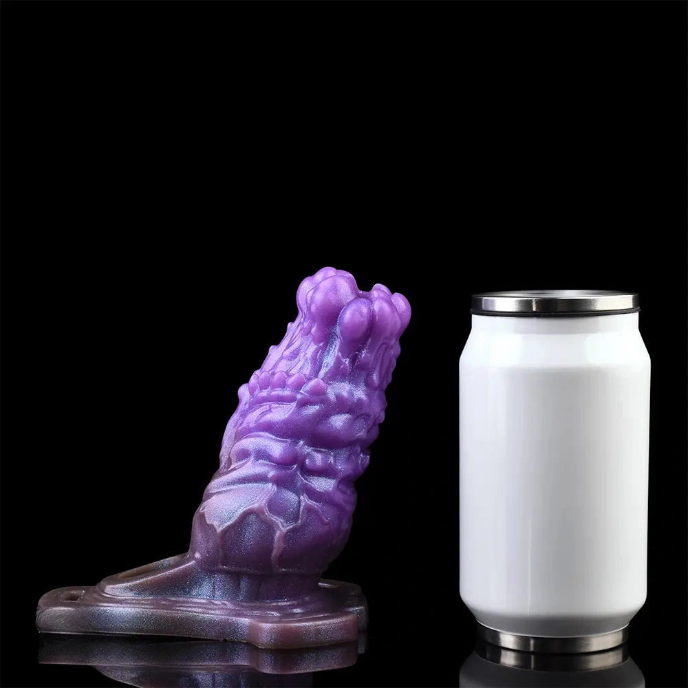 5.55in Dragon Silicone Floppy Real Beast Creature Fantasy Hollow Dildo Sleeve