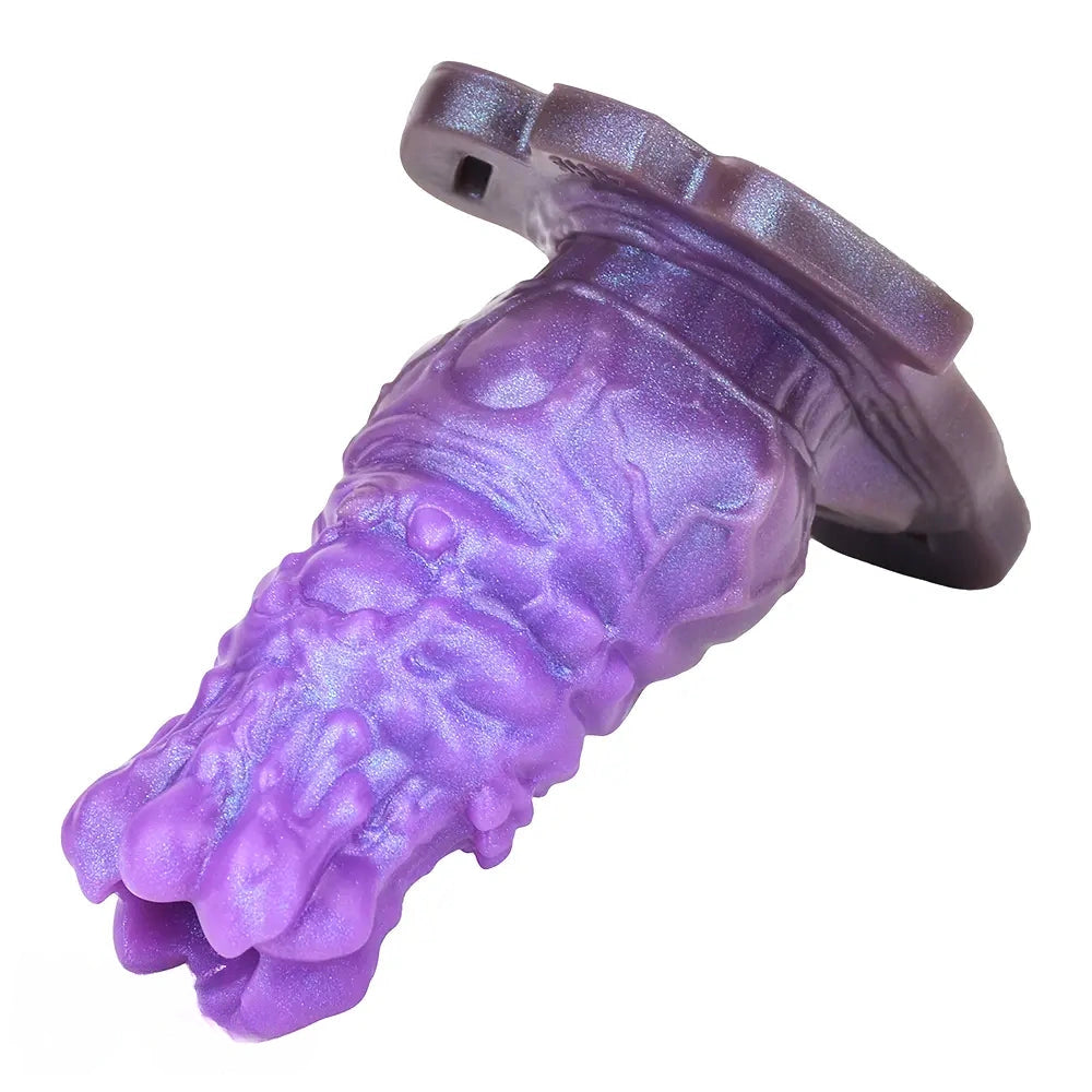 5.55in Dragon Silicone Floppy Real Beast Creature Fantasy Hollow Dildo Sleeve