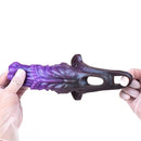 5.55in Dragon Silicone Floppy Real Beast Creature Fantasy Hollow Dildo Sleeve
