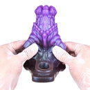 5.55in Dragon Silicone Floppy Real Beast Creature Fantasy Hollow Dildo Sleeve