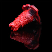5.55in Odd Hollow Dildo Built-in keel Vibration Remote Strap on Cock Sleeve