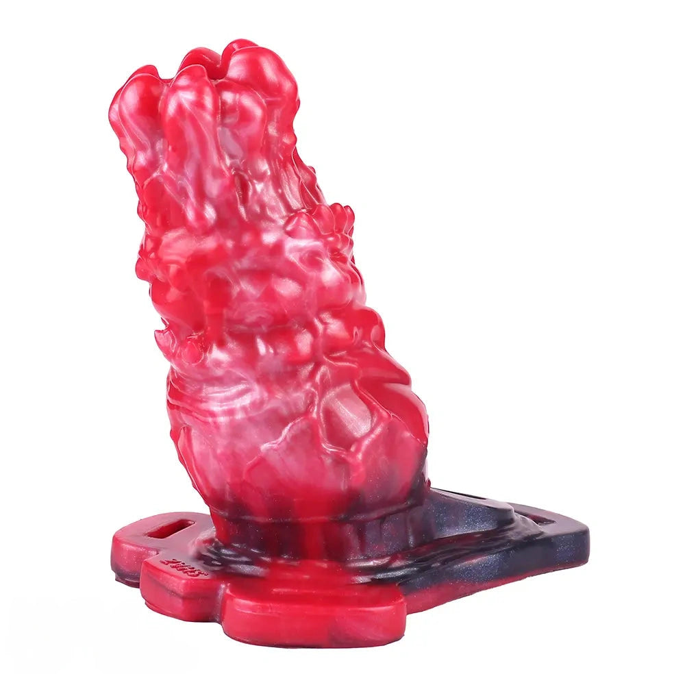 5.55in Odd Hollow Dildo Built-in keel Vibration Remote Strap on Cock Sleeve