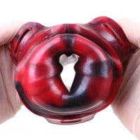 5.55in Odd Hollow Dildo Built-in keel Vibration Remote Strap on Cock Sleeve